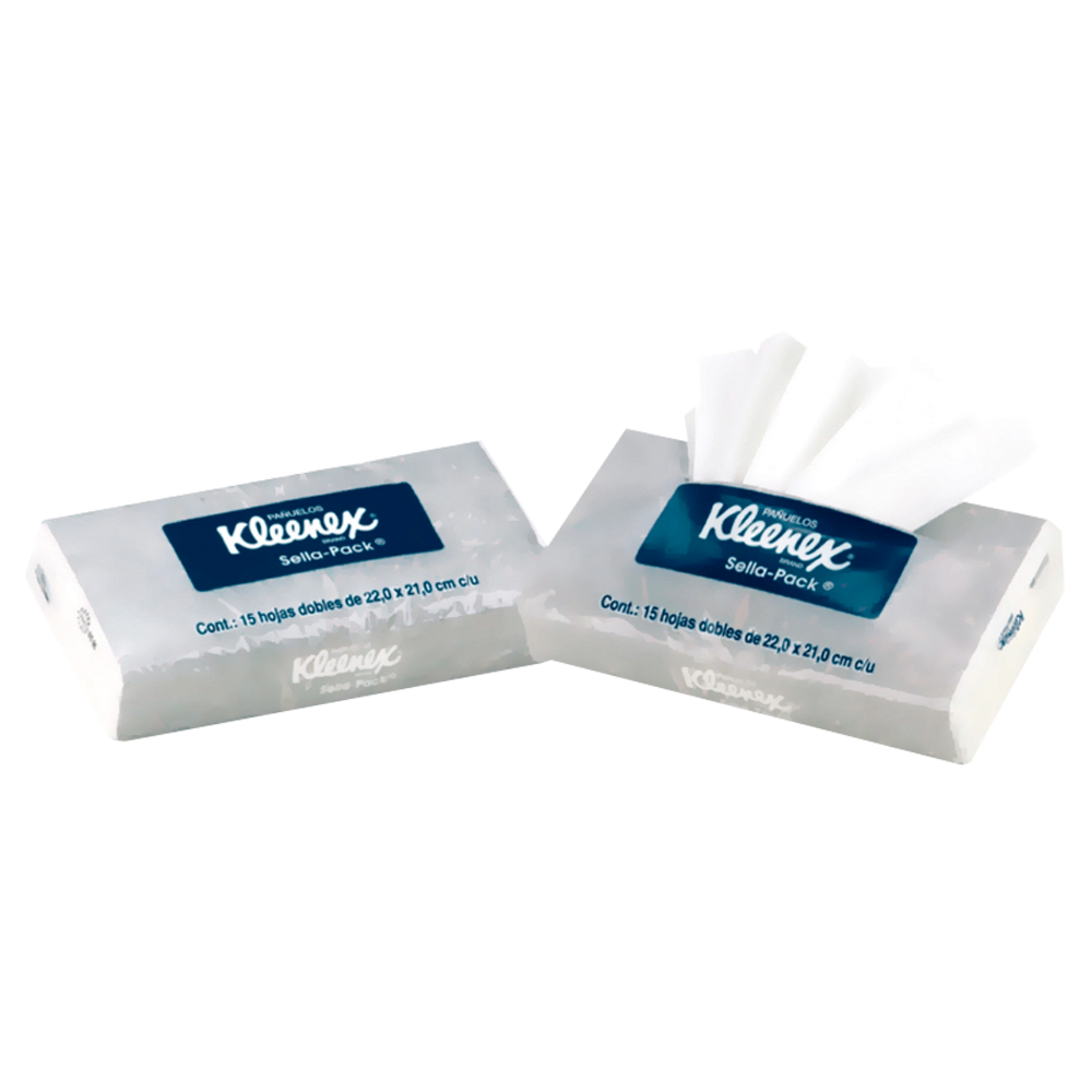 Kleenex - Pañuelos - 4 paquetes x 12 unidades - 48 unidades : :  Salud y cuidado personal