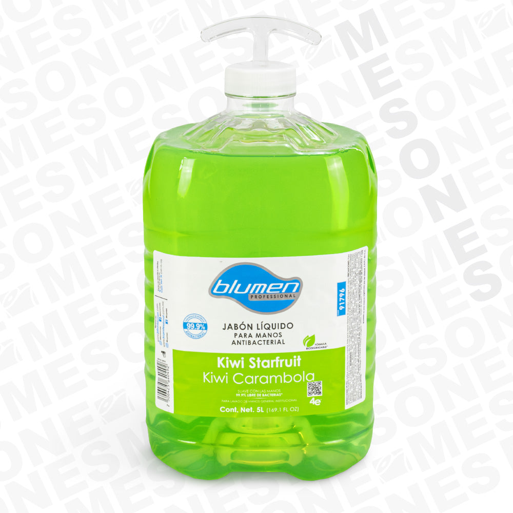 JABON BLUMEN ANTIBACTERIAL KIWI C/5 LTS